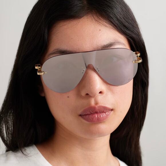 New, CHRISTIAN DIOR Sunglasses CD Chain M2U B0A5 Authentic - Picture 1 of 12